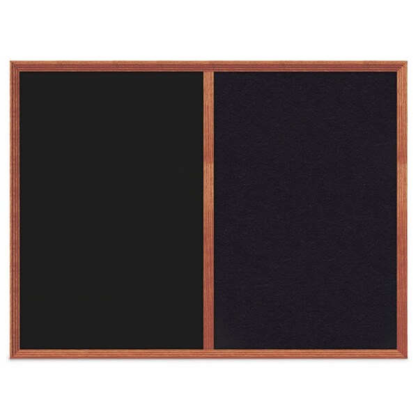 Slim Style Indoor Enclosed Corkboard, 12